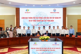 Hải Phòng và Tập đoàn FPT ký kết hợp tác toàn diện
