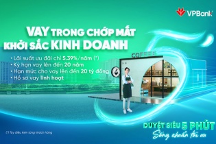 VPBank tung gói ưu đãi lãi suất chỉ từ 5,39% cho hộ kinh doanh cá thể