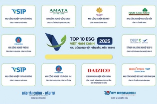 Công bố Top 10 Khu công nghiệp ESG Việt Nam Xanh 2025