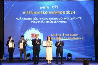 SeABank được vinh danh “Ngân hàng tiên phong trong đổi mới quản trị vì sự phát triển bền vững”