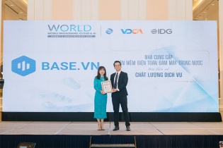 Base.vn nhận giải “Nhà cung cấp phần mềm điện toán đám mây tiêu biểu” tại WMB & Cloud AI Summit 2025