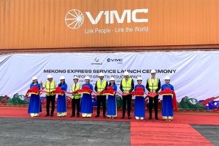 Ra mắt tuyến vận tải Mekong Express kết nối cảng Cái Cui và cảng Cái Mép