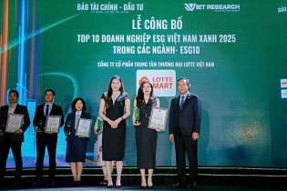 LOTTE MART Việt Nam được vinh danh là doanh nghiệp xanh