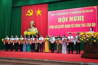 Vĩnh Long: Công bố nhân sự chủ chốt