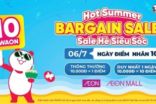 Tập đoàn AEON chính thức ra mắt Chương trình Điểm thành viên “WAON POINT”