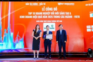 Vietcombank dẫn đầu ngành ngân hàng về đổi mới sáng tạo và ESG