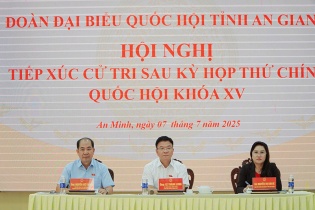 Phó Thủ tướng Lê Thành Long tiếp xúc cử tri tại xã An Minh, tỉnh An Giang