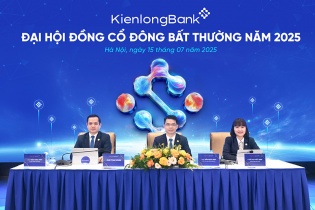 Cổ đông KienlongBank đồng thuận thông qua mục tiêu tăng vốn và chia cổ tức 60%