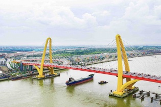 Vingroup thông xe cầu Hoàng Gia - Biểu tượng phát triển mới phía Đông Bắc thành phố Hải Phòng