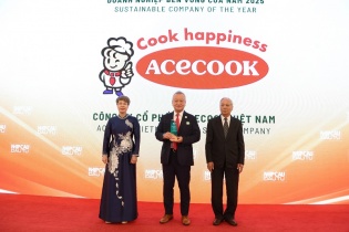 Acecook Việt Nam được vinh danh Top 50 Doanh nghiệp phát triển bền vững tiêu biểu 2025