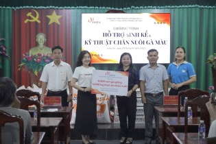 Japfa Việt Nam hỗ trợ 8.000 gà giống cho nông dân Đồng Nai