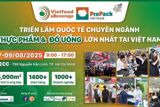 Vietfood & Beverage - Propack Vietnam 2025: Triển lãm quốc tế chuyên ngành F&B lớn nhất tại Việt Nam
