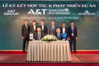 A&T Group & DXMD Vietnam ký kết hợp tác phát triển dự án A&T Saigon Riverside