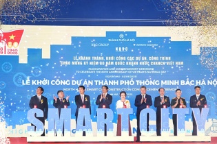 Chính thức khởi công dự án Thành phố Thông minh Bắc Hà Nội Chính thức khởi công dự án Thành phố Thông minh Bắc Hà Nội