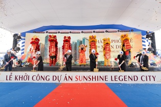 Tập đoàn Sunshine khởi công hai dự án hơn 3 tỷ USD, hiện thực hóa chiến lược 20.000 căn hộ cao cấp giá hợp lý