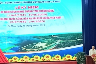 Hào khí mùa Thu xưa hun đúc khát vọng Cà Mau vươn ra biển lớn