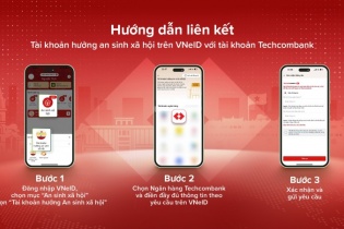 Techcombank chính thức kết nối với ứng dụng VNeID, hỗ trợ khách hàng nhận tiền an sinh xã hội Techcombank chính thức kết nối với ứng dụng VNeID, hỗ trợ khách hàng nhận tiền an sinh xã hội