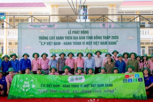 C.P. Việt Nam hoàn thành mục tiêu trồng 1 triệu cây xanh cho cộng đồng