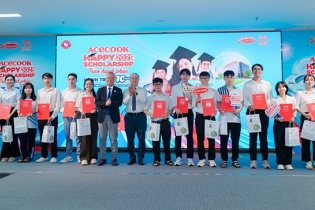 Acecook Happy Scholarship 2025: Lan tỏa hạnh phúc, chắp cánh ước mơ cho học sinh, sinh viên Acecook Happy Scholarship 2025: Lan tỏa hạnh phúc, chắp cánh ước mơ cho học sinh, sinh viên