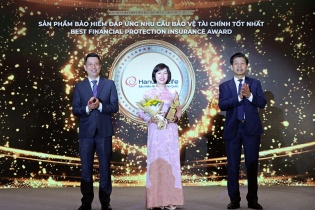 Hanwha Life được vinh danh có “Sản phẩm bảo hiểm đáp ứng nhu cầu bảo vệ tài chính tốt nhất”