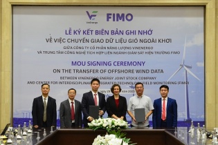 VinEnergo và FIMO ký kết hợp tác chuyển giao dữ liệu đo gió đầu tiên ở Việt Nam