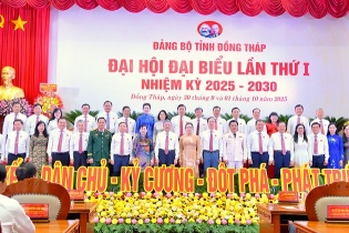 Đồng Tháp phấn đấu tăng trưởng GRDP bình quân 5 năm đạt 9%/năm