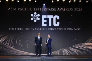 ETC đạt danh hiệu Doanh nghiệp xuất sắc Châu Á tại giải thưởng APEA 2025