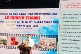Cà Mau: Khánh thành 11 công trình dự án vốn đầu tư trên 2.676 tỷ đồng
