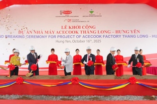 Acecook Việt Nam khởi công nhà máy Thăng Long - Bước tiến mới trong hành trình vươn tầm thế giới