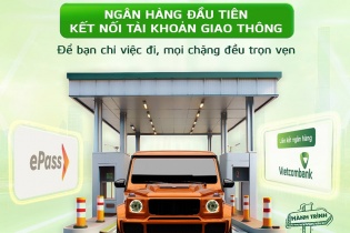 Vietcombank - ngân hàng đầu tiên liên kết trực tiếp với tài khoản giao thông ePass 
