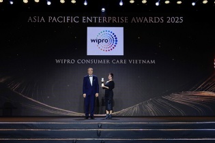Wipro Consumer Care Việt Nam lần thứ ba liên tiếp được vinh danh “Doanh nghiệp Xuất sắc châu Á”
