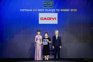 CADIVI giữ vị trí Top 20 “Nơi làm việc tốt nhất Việt Nam 2025”