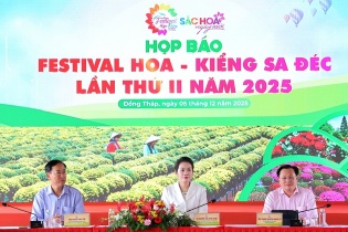Festival Hoa - Kiểng Sa Đéc sẽ diễn ra từ ngày 27/12/2025 đến 4/1/2026