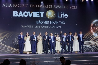 Bảo Việt Nhân thọ lập cú đúp giải thưởng tại Asia Pacific Enterprise Awards 2025 