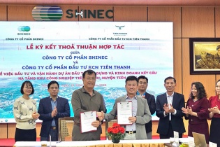 Shinec và Tiên Thanh hợp tác phát triển khu công nghiệp "sinh thái - tuần hoàn - bền vững"
