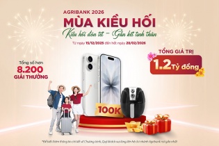 Mùa kiều hối Agribank 2026: “Kiều hối đón tết - gắn kết tình thân”