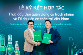 Carlsberg Việt Nam và Grab hợp tác thúc đẩy thói quen uống có trách nhiệm và di chuyển an toàn tại Việt Nam