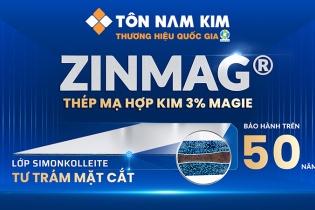ZINMAG® by Tôn Nam Kim - Đột phá chống ăn mòn từ tôn mạ hợp kim magie 3%