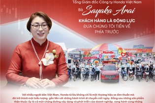 [Emagazine] Tổng Giám đốc Công ty Honda Việt Nam Sayaka Arai: Khách hàng là động lực đưa chúng tôi tiến về phía trước