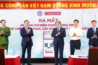 Agribank lan tỏa giá trị số từ mô hình Kiosk thông minh phục vụ hành chính công