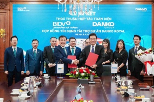 Danko Group “bắt tay” BIDV: Bảo chứng vàng cho tiến độ Danko Royal