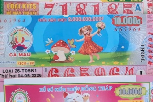 Xổ số kiến thiết khu vực Miền Nam đạt lợi nhuận 5.675 tỷ đồng trong quý I/2026
