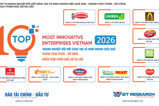Công bố Top 10 Doanh nghiệp Đổi mới sáng tạo và Kinh doanh hiệu quả 2026 ngành Thực phẩm - Đồ uống