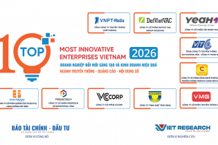 Công bố Top 10 Doanh nghiệp Đổi mới sáng tạo và Kinh doanh hiệu quả 2026 ngành truyền thông - quảng cáo - nội dung số