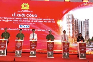 Cần Thơ: Khởi công xây dựng nhà ở cho lực lượng vũ trang công an nhân dân vốn 1.896 tỷ đồng