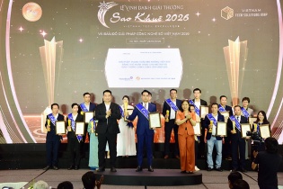 Giải pháp thanh toán thẻ Tap-and-Go tỏa sáng tại Giải thưởng Sao Khuê 2026