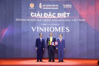 Vinhomes nhận “siêu giải thưởng” - Dẫn đầu thị trường bất động sản Việt Nam