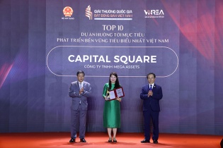 Capital Square được vinh danh Top 10 Dự án Hướng tới mục tiêu Phát triển bền vững Tiêu biểu nhất Việt Nam