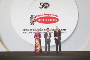 Acecook Việt Nam tiếp tục được vinh danh Top 50 Doanh nghiệp Phát triển Bền vững Tiêu biểu Việt Nam 2026