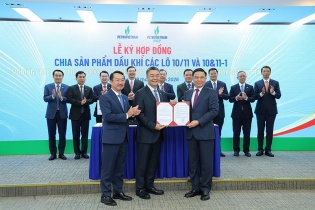 Petrovietnam ký kết các hợp đồng quan trọng, tạo động lực mục tiêu tăng trưởng "2 con số"